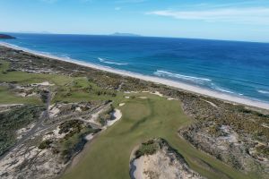 Te Arai (South) 11th Green Aerial